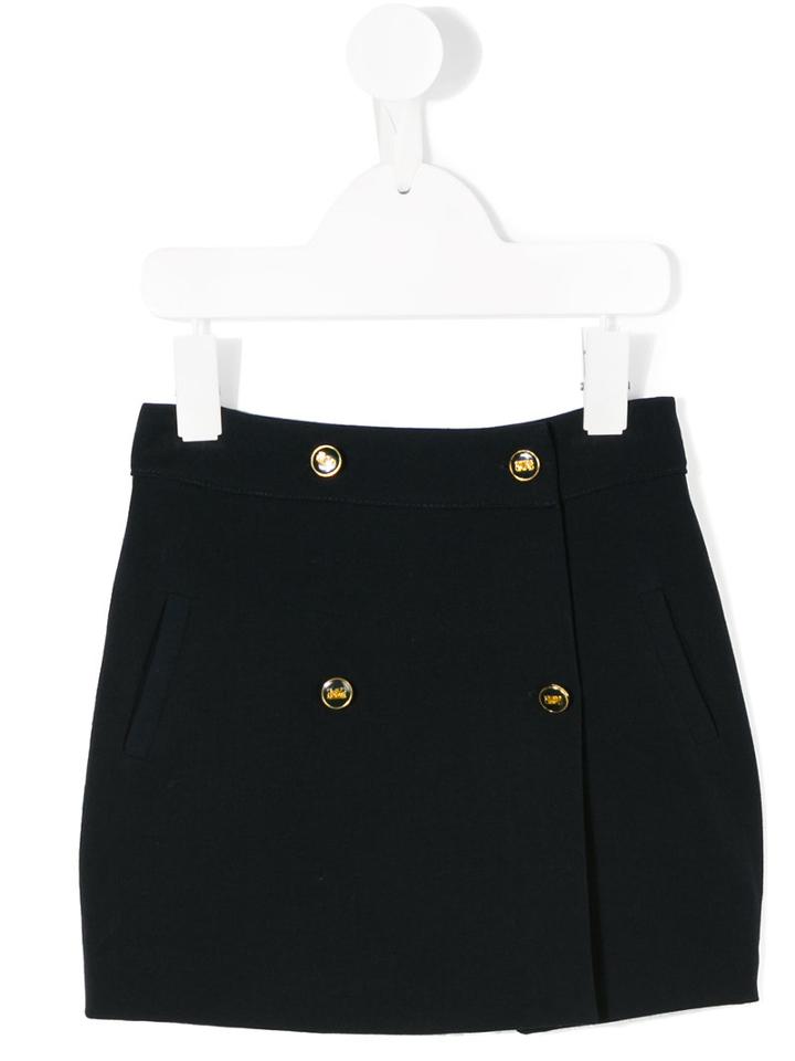 Lapin House - Button Up Skirt - Kids - Silk/polyester - 12 Yrs, Blue