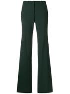 Theory Flared Trousers - Green