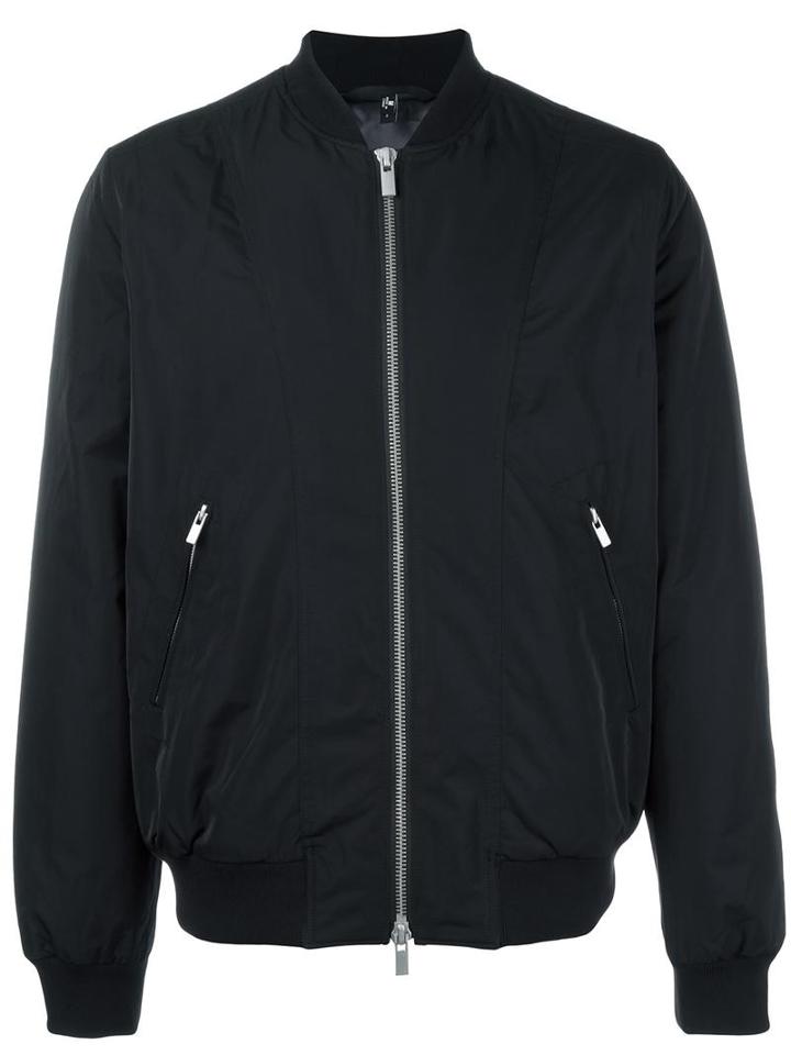 Blk Dnm Classic Bomber Jacket, Men's, Size: Xl, Black, Polyester/viscose