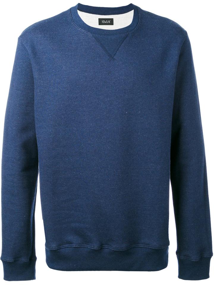 Howlin' - Crew Neck Sweatshirt - Men - Cotton - Xl, Blue, Cotton