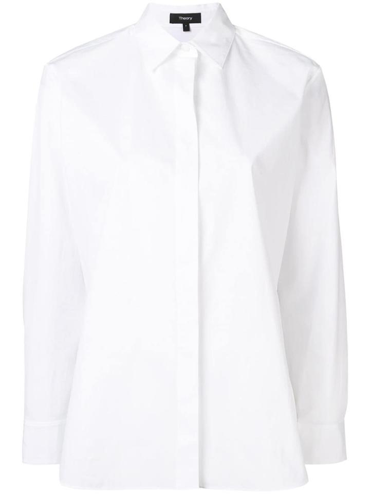 Theory Oversized Fit Shirt - White