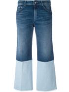 The Seafarer Double-denim Detail Jeans, Women's, Size: 28, Blue, Cotton/polyurethane