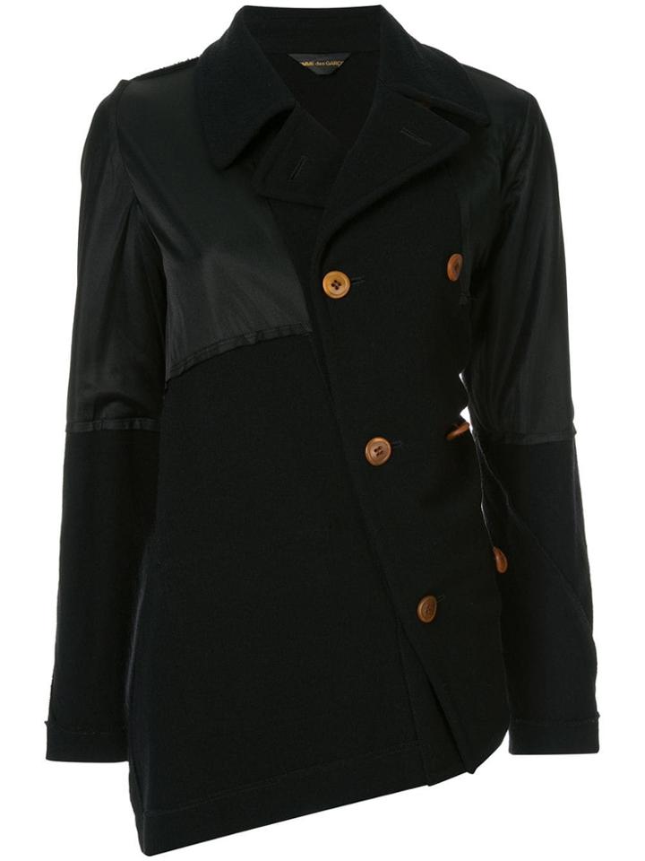 Comme Des Garçons Pre-owned Twisted Double Breasted Jacket - Black