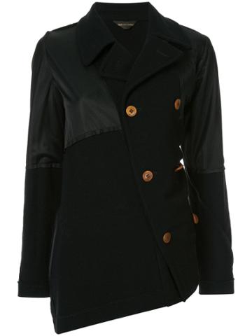 Comme Des Garçons Pre-owned Twisted Double Breasted Jacket - Black