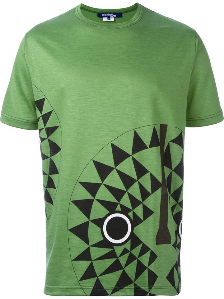 Junya Watanabe Comme Des Garçons Man Compass Print T-shirt