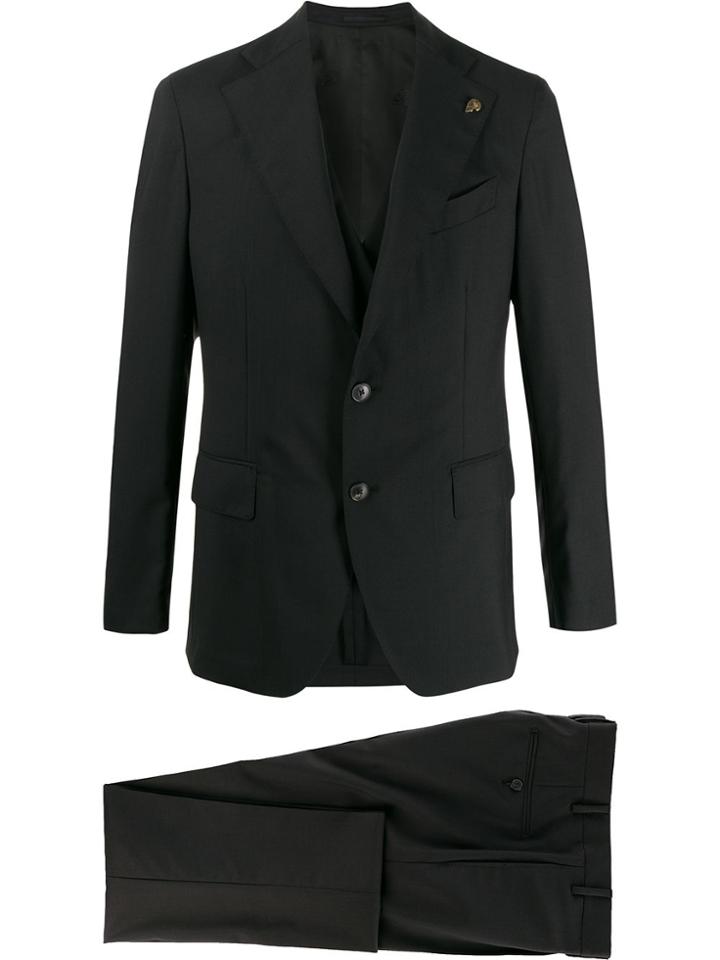 Gabriele Pasini Single Breasted Blazer - Black