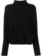 Philo-sofie Turtle Neck Jumper - Black