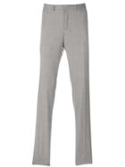 Lost & Found Rooms Diagonal Fly Slim Fit Trousers - Green