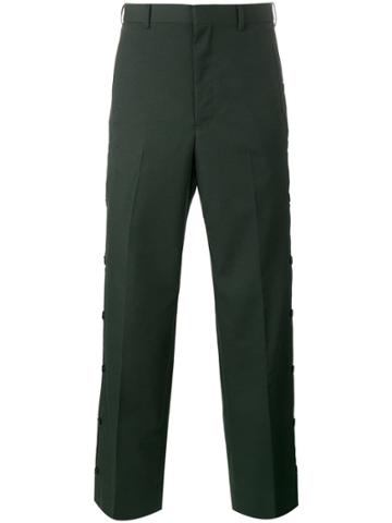 John Lawrence Sullivan Buttoned Tailored Trousers - Green