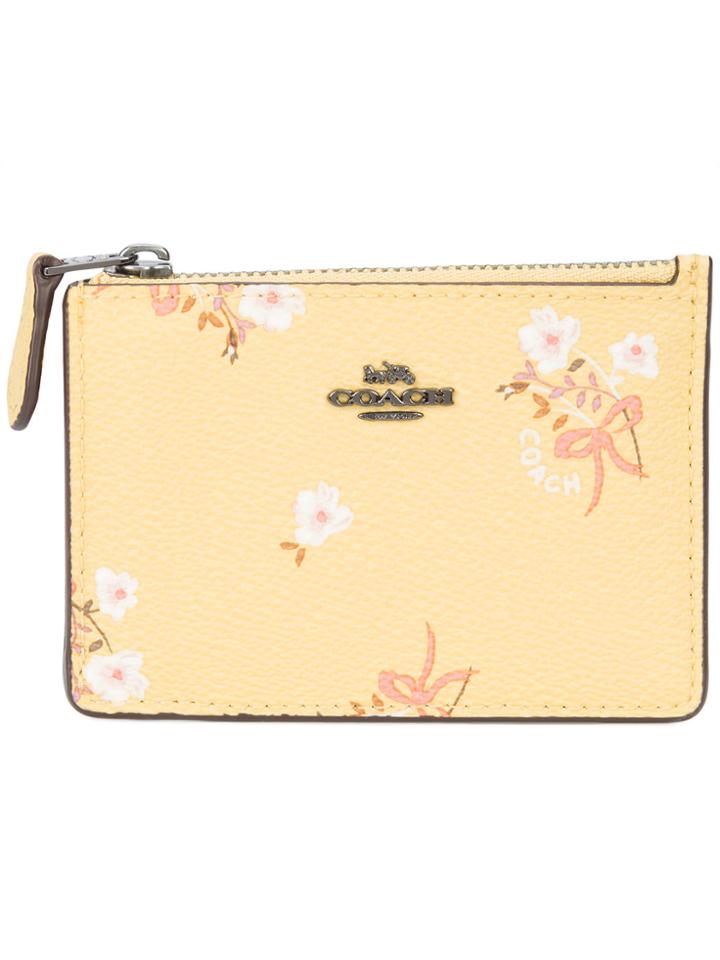 Coach Mini Skinny Id Case - Yellow & Orange