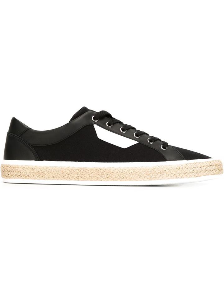 Dolce & Gabbana 'split' Raffia Sneakers