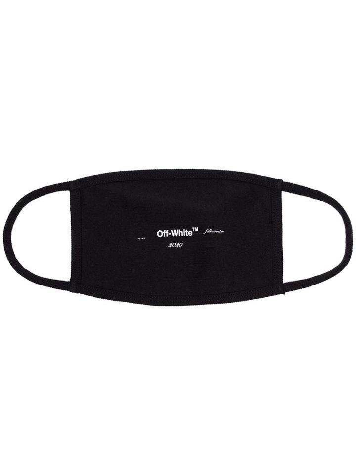 Off-white Logo Face Mask - Black