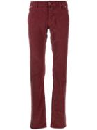 Jacob Cohen J613 Straight-leg Trousers - Red
