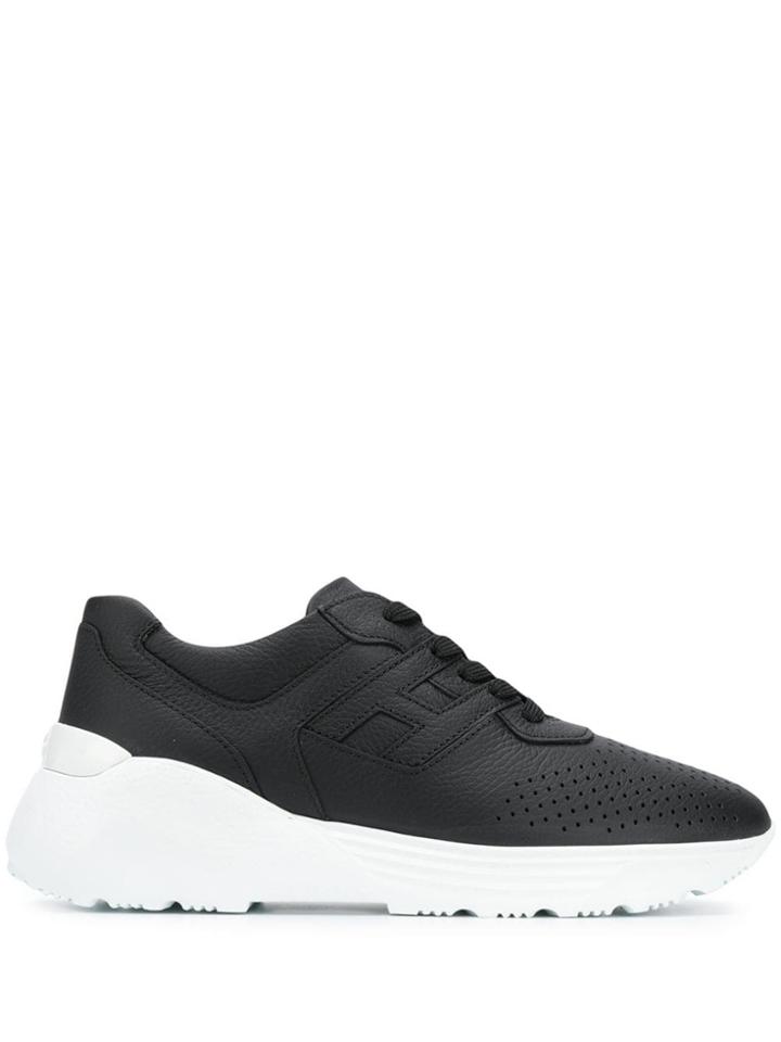 Hogan Wedge Sole Sneakers - Black