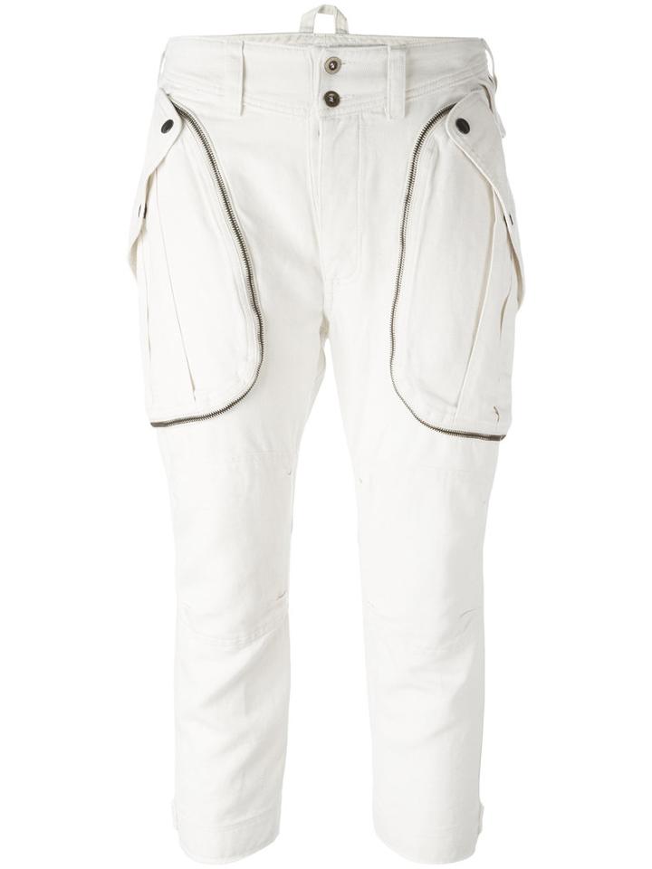 Faith Connexion - Cargo Trousers - Women - Cotton/linen/flax - M, Red, Cotton/linen/flax