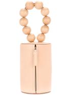 Building Block Ball Wristlet Clutch Bag - Nude & Neutrals