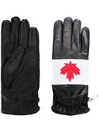 Dsquared2 Maple Leaf Gloves - Black