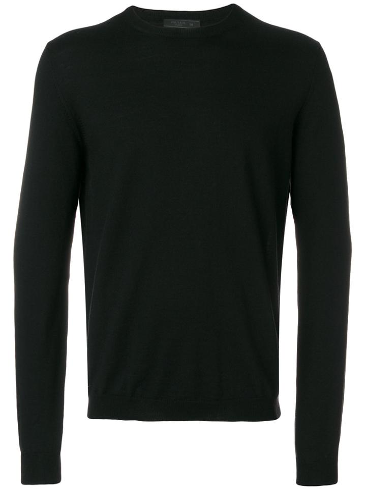 Prada Crew Neck Sweater - Black