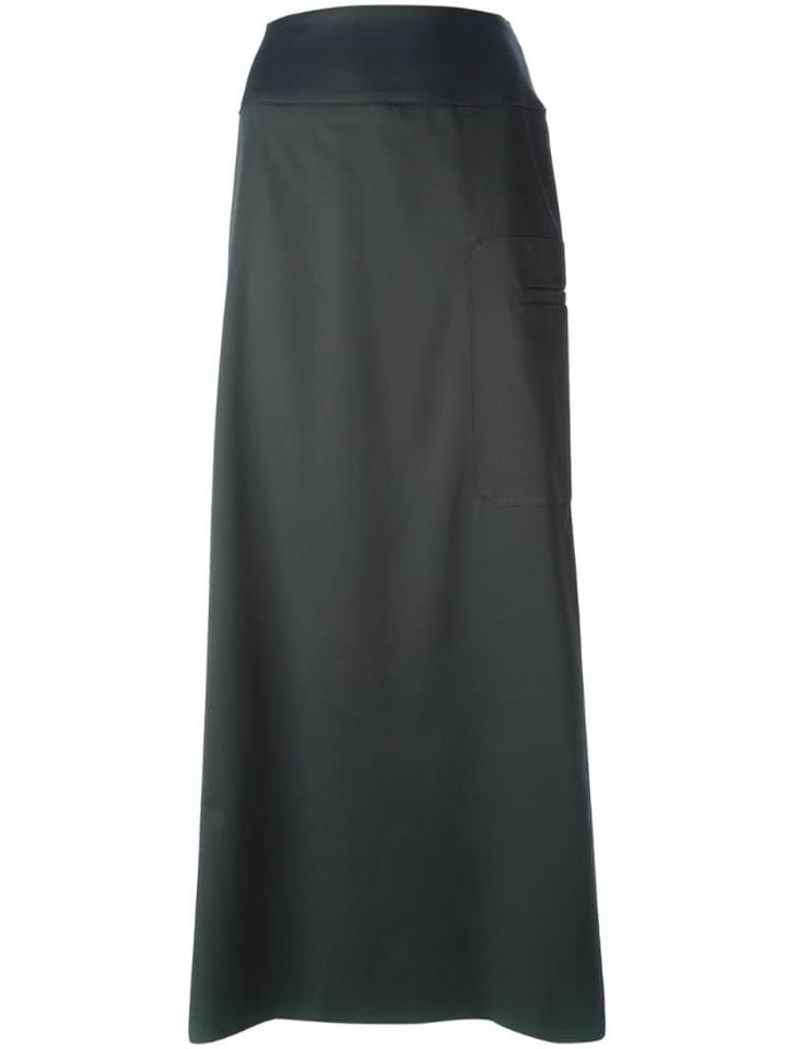 Jean Louis Scherrer Pre-owned Side Pocket Maxi Skirt - Grey