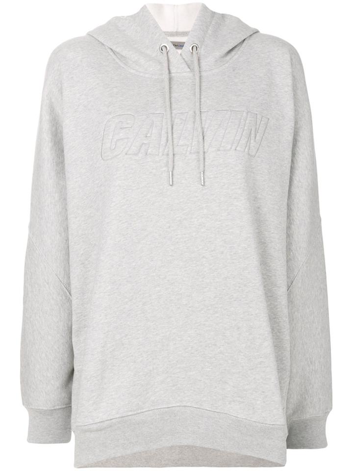 Ck Jeans Oversized Hoodie - Grey