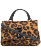 Zanellato Leopard Print Mini Bag - Brown
