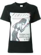 Joyrich Plastic Print T-shirt, Women's, Size: Small, Black, Cotton