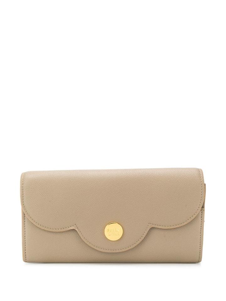 See By Chloé Grained Polina Wallet - Grey