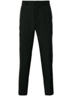 Ami Alexandre Mattiussi - Straight Fit Trousers - Men - Virgin Wool - 42, Black, Virgin Wool