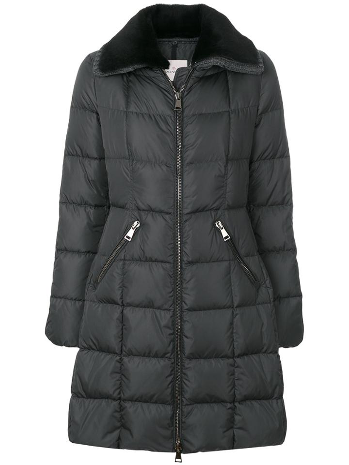 Moncler Davidia Shell Down Coat - Grey