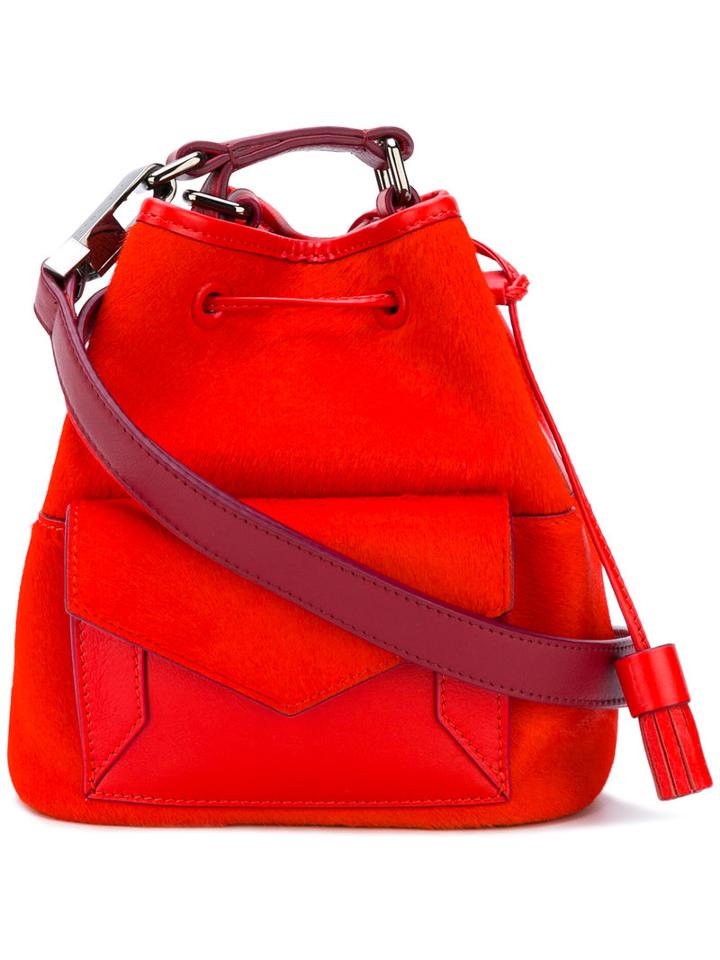 Yliana Yepez - Mini Stella Bag - Women - Calf Leather/calf Hair - One Size, Red, Calf Leather/calf Hair