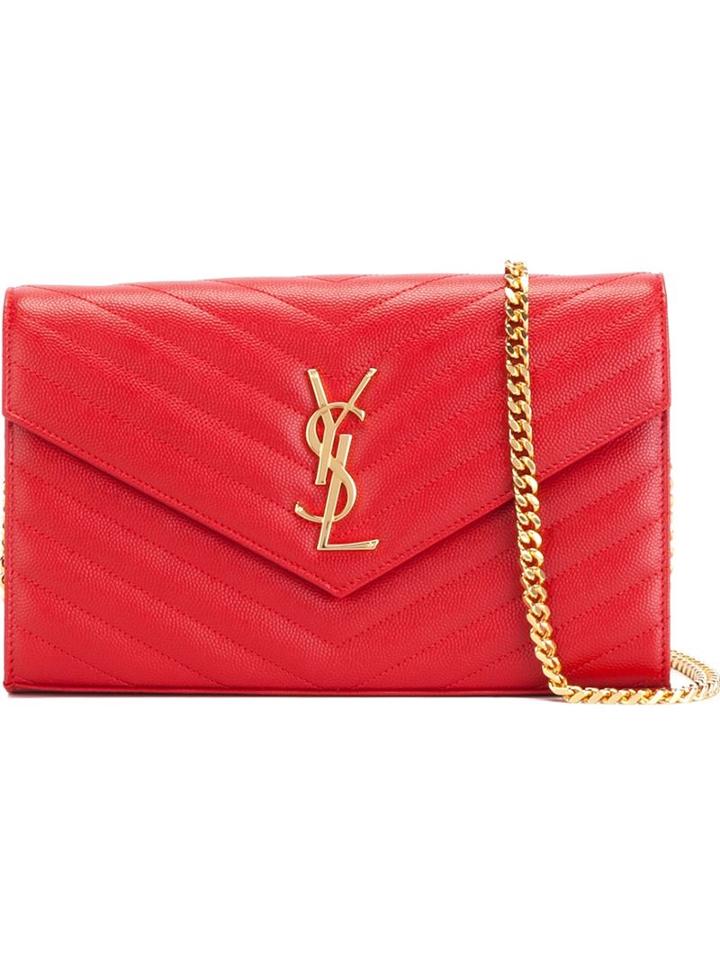 Saint Laurent 'monogram' Cross Body, Women's, Red