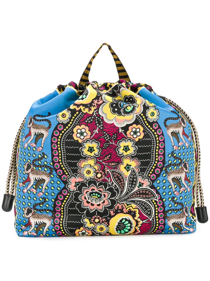 Etro Jungle Print Backpack - Multicolour