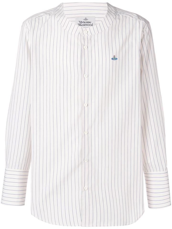 Vivienne Westwood Round Neck Striped Shirt - Nude & Neutrals