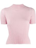 Nanushka Ange Knit Top - Pink