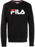 Fila Logo Print Sweatshirt - Black