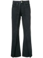 Aalto Layered Bootcut Jeans - Black