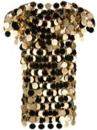 Paco Rabanne Maxi Sequins Top - Gold