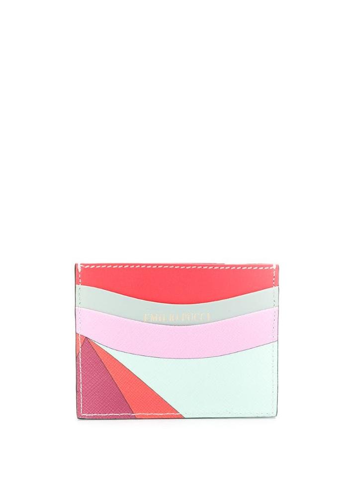 Emilio Pucci Alex Print Card Case - Red