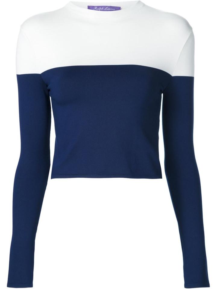Ralph Lauren Black Color Block Sweater, Women's, Size: Small, Acetate