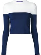 Ralph Lauren Black Color Block Sweater, Women's, Size: Small, Acetate