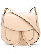 Marc Jacobs Tassel-front Shoulder Bag, Women's, Nude/neutrals, Calf Leather