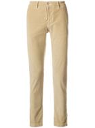 Al Duca D'aosta 1902 Slim-fit Corduroy Trousers - Nude & Neutrals