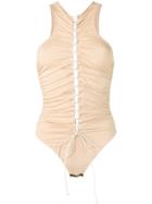 Unravel Project Tie Front Body - Neutrals