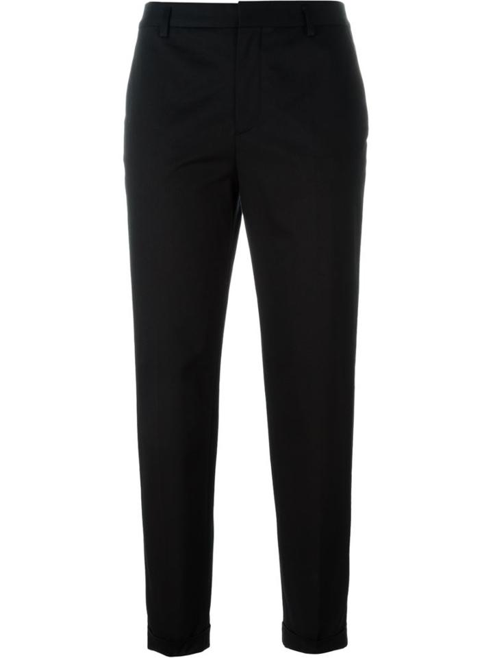 Maison Margiela Classic Tailored Trousers, Women's, Size: 40, Black, Cotton/spandex/elastane