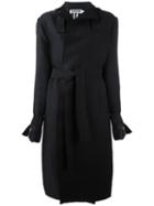 Etienne Deroeux 'marcia' Coat, Women's, Size: 38, Black, Silk/polyester/acetate/bemberg