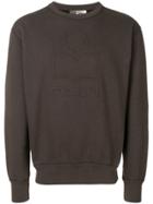 Isabel Marant Logo Embossed Sweatshirt - Black