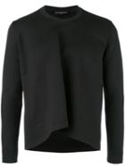 Balenciaga Cropped Sweatshirt, Men's, Size: Large, Black, Cotton/viscose