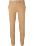Joseph Cropped Tailored Trousers, Women's, Size: 36, Nude/neutrals, Polyester/spandex/elastane/acetate/virgin Wool