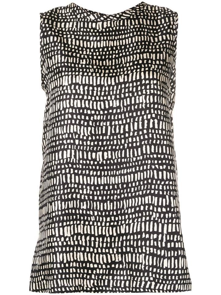 's Max Mara Silk Tank Top - Black