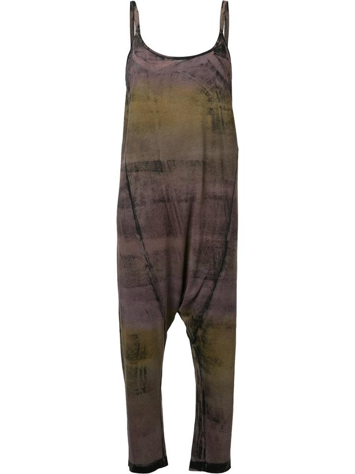 Raquel Allegra Gradient Jumpsuit, Women's, Size: Large, Brown, Cotton/polyester